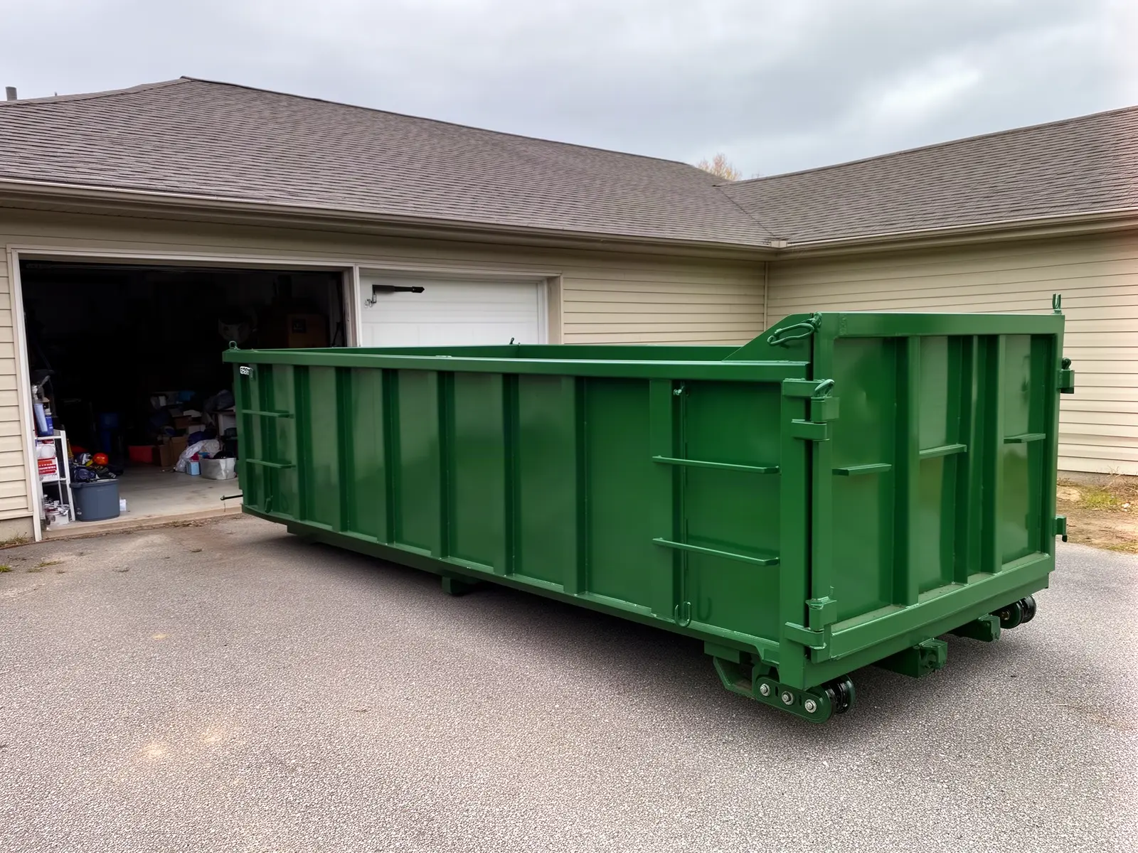 Roll-off dumpster from Goldstein Brothers Dumpster Rental in Waco, TX